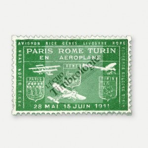 Course d’aeroplanes PARIS-ROME-TURIN en 1911