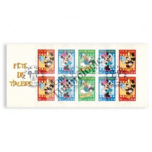 Fête du timbre 2004 : Mickey, Donald, Minnie.