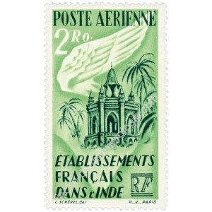 Indes Françaises - poste Aérienne