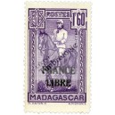 MADAGASCAR - La série France-libre de 1942