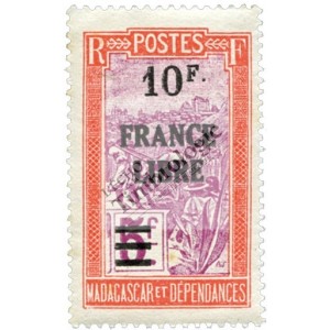 MADAGASCAR - La série France-libre de 1942